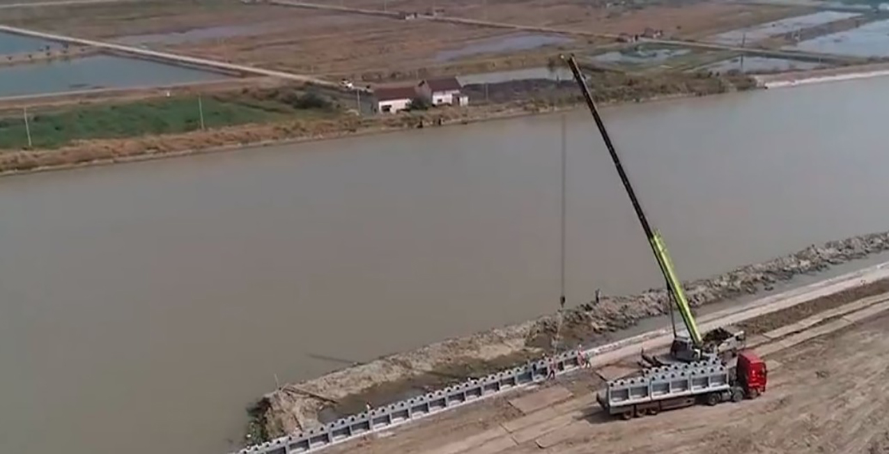 World’s First 3D-Printed Secondary Revetment Debuts in Jiangsu