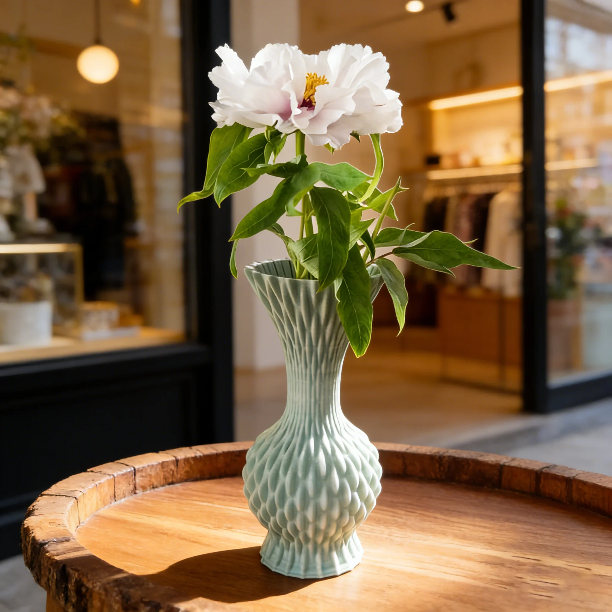 CV2621 Misty Gradient Waterdrop Ceramic Vase