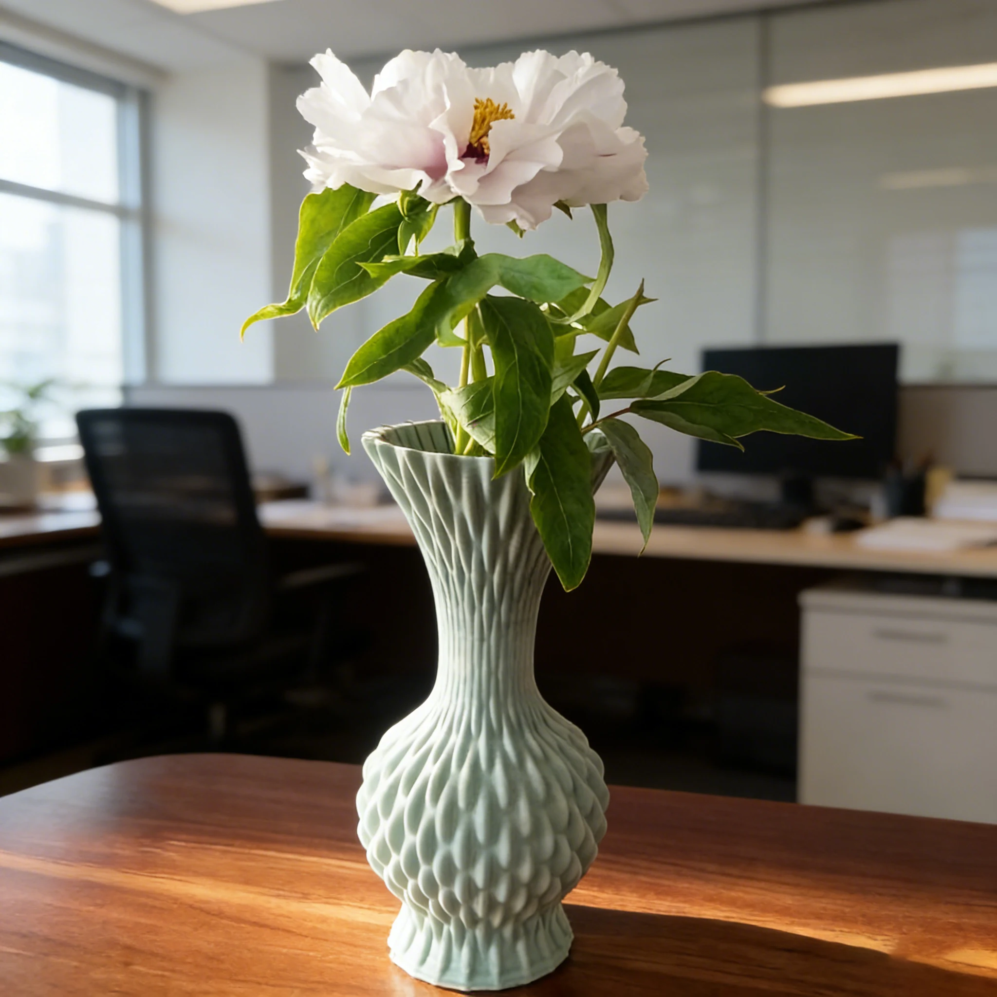CV2621 Misty Gradient Waterdrop Ceramic Vase