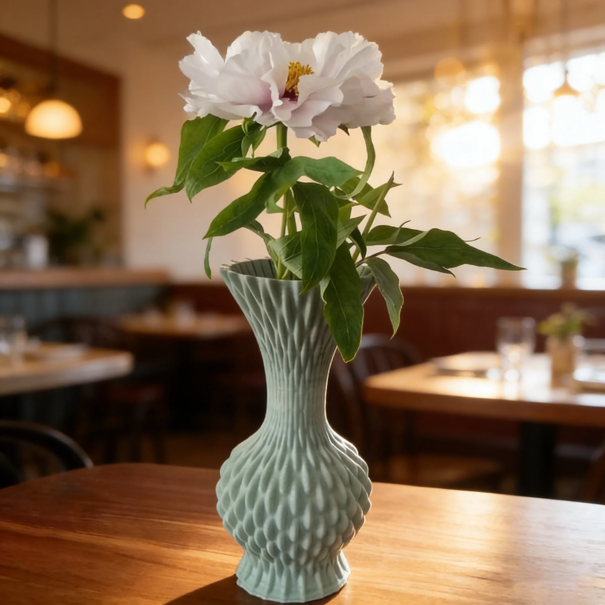 CV2621 Misty Gradient Waterdrop Ceramic Vase