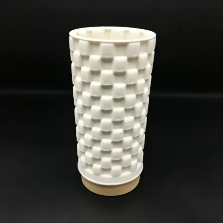 TL2505 Geometric Cube 3D Printed Ceramic Table Lamp