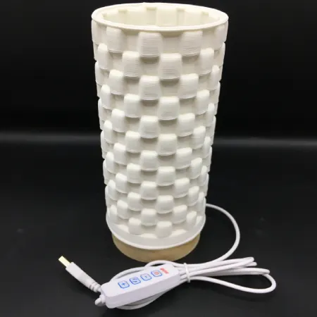 TL2505 Geometric Cube 3D Printed Ceramic Table Lamp