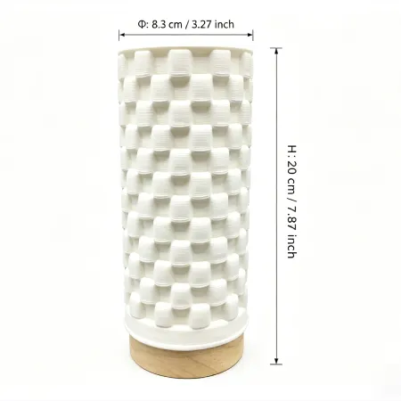 TL2505 Geometric Cube 3D Printed Ceramic Table Lamp