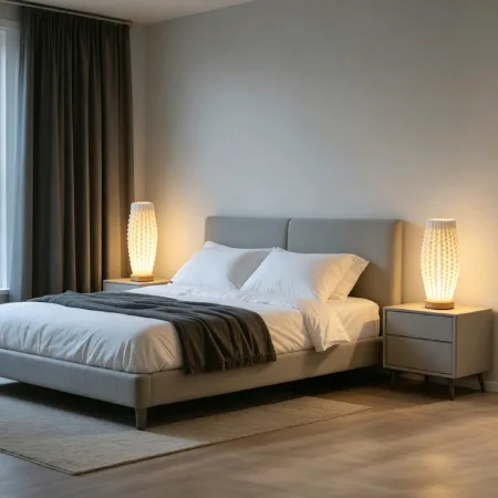 TL2503 Textured Diamond 3D Printed Ceramic Table Lamp