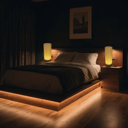 TL2502 Auspicious Cloud Cylinder 3D Printed Ceramic Table Lamp