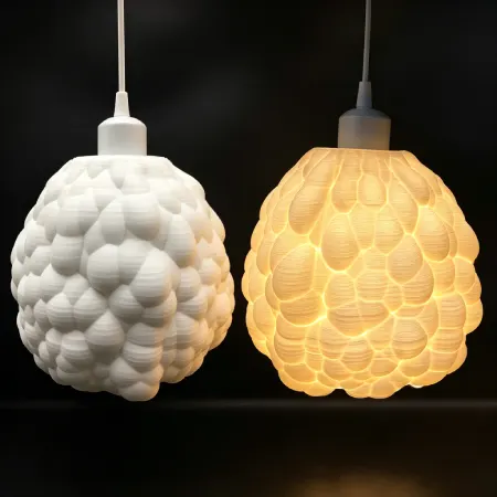 PL2504 Bubble Cluster Ceramic Warm Light Pendant
