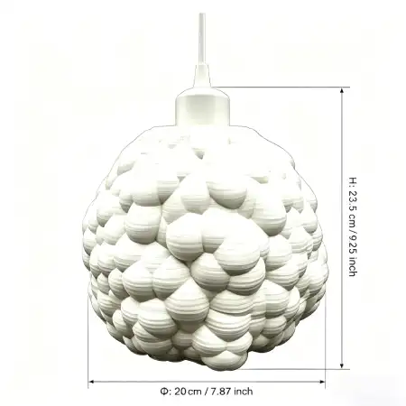 PL2504 Bubble Cluster Ceramic Warm Light Pendant