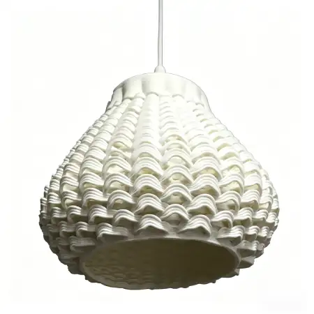 PL2501 Wave Scallop Ceramic Warm Light Pendant